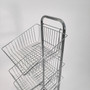 3 Tier Chrome Wire Basket Stand, product shown against a light background
