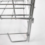 Chrome Square Dump Bin, close product view against a light background