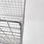 Chrome Square Dump Bin, product shown against a light background, standard product photograph