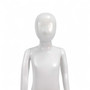 Child Mannequin 110cm – Matt White Egg Head Display Model with Metal Base