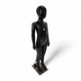 Child Mannequin 110cm – Gloss Black Full Body Display with Metal Base