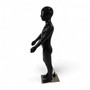 Child Mannequin 110cm – Gloss Black Full Body Display with Metal Base