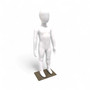 Child’s Gloss White Egg Head Mannequin 87cm – Eco-Friendly Plastic Display