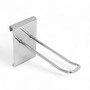 4" Chrome Euro Hook for Grid Mesh Panels, product shown on a white background, gallery image 5 of 5