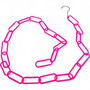 Clothing Display Set Plastic Chain Iron Hooks Market Stall Shop Hanger Rack, close product view on a white background