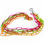 Clothing Display Set Plastic Chain Iron Hooks Market Stall Shop Hanger Rack
