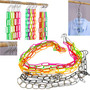 Clothing Display Set Plastic Chain Iron Hooks Market Stall Shop Hanger Rack