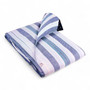 Blue White Striped Tarpaulin 170GSM, product shown on a white background