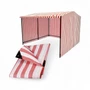 Red White Striped Tarpaulin 170GSM, product shown on a white background