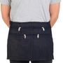 Market Stall Money Belt – 6 Pockets, Adjustable Strap, Blue Denim Trader Apron