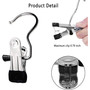 Single Clip Metal Hangers Chrome Hook Clips for Shoes Towels Socks-100 pieces