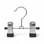 12cm Metal Hanger with 2 Adjustable Clips Chrome Finish Box of 100 Multi-Purpose, product shown on a white background
