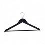 Wooden Clothes Hangers with Bar & Notches 44.5cm Adult Wardrobe, product shown on a white background, gallery image 8 of 22