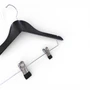 Natural Wooden Coat Hanger 44.5cm with Clips & Notches for Suits Jackets Skirts, gallery image 12 of 36