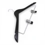 Natural Wooden Coat Hanger 44.5cm with Clips & Notches for Suits Jackets Skirts, gallery image 15 of 36