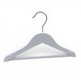 White Wooden Children’s Hanger 32cm with Bar & Notches for Clothes Storage