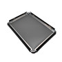 Black Snap Frame 25mm Round Corners Poster Holder Anti-Glare Cover A0-A5 Display, printed product shown on a white background, balanced, centred square layout