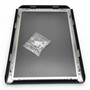 Black Snap Frame 25mm Mitred Corners Poster Holder Anti-Glare Cover A0-A5 Display, close product view against a coloured background