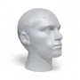 Male Mannequin Head, full-height product view on a white background, gallery image 6 of 6