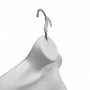 White Female Hanging Half Body Mannequin Form Matt Plastic Display Torso, product shown against a light background