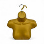 Gold Female Hanging Half Body Mannequin Form 660mm Matt Plastic Display Torso