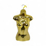 Gold Glossy Female Hanging Half Body Mannequin Form Plastic Display Torso