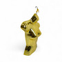 Gold Glossy Female Hanging Half Body Mannequin Form Plastic Display Torso, full-height product view on a white background, balanced, centred square layout