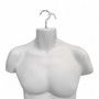 White Male Hanging Body Form 960mm Matt Plastic Display Torso Mannequin