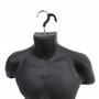 Black Male Hanging Body Form 960mm Matt Plastic Display Torso Mannequin