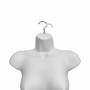White Female Hanging Body Form Matt Plastic Display Torso Mannequin