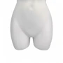 White Female Hanging Body Form Matt Plastic Display Torso Mannequin, full-height product view on a white background, balanced, centred square layout