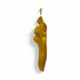 Gold Female Hanging Body Form Matt Plastic Display Torso Mannequin, full-height product view on a white background, open, centred square layout