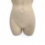 Skin Color Female Hanging Body Form Matt Plastic Display Torso Mannequin, full-height product view on a white background, balanced, centred square layout