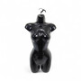Black Glossy Female Hanging Body Form Plastic Display Torso Mannequin