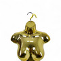 Gold Glossy Female Hanging Body Form Plastic Display Torso Mannequin, full-height product view on a white background, balanced, centred square layout