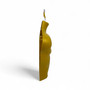 Gold Male Hanging Half Body Form Matt Plastic Display Torso Mannequin, full-height product view on a white background, balanced, left-balanced square layout