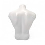 White Male Torso Bust Mannequin Upper Half Body Display for T-Shirts Jumpers etc, full-height product view on a white background, gallery image 6 of 6