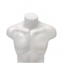 White Male Torso Bust Mannequin Upper Half Body Display for T-Shirts Jumpers etc