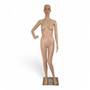 Female Mannequin F1 172cm Full Body Display Dummy Rotating Head Movable Arms, full-height product view on a white background