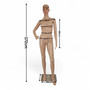 Female Mannequin F9 172cm Full Body Display Dummy with Rotating Head & Movable Arms