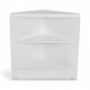 Black Open Corner Counter with Shelf 600x600x900mm Retail Display Shop Counter, standard product photograph