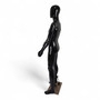 Male Faceless Glossy Display Egg Head Mannequin, full-height product view on a white background, gallery image 14 of 16
