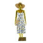 Female Faceless Display Egg Head Mannequin – Luxury Gold Retail Showcase