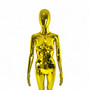 Female Faceless Display Egg Head Mannequin – Luxury Gold Retail Showcase