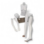 Female Faceless Display Egg Head Mannequin –Glossy White Sleek Retail Showcase