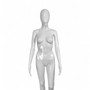 Glossy White Female Faceless Display Egg Head Mannequin – Sleek Retail Showcase