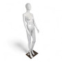 Glossy White Female Faceless Display Egg Head Mannequin – Sleek Retail Showcase