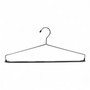 Heavy Duty Chrome Plated Adjustable Blanket Hanger with Black Non-Slip Coating, product shown on a white background, standard product photograph