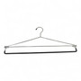 Heavy Duty Chrome Plated Adjustable Blanket Hanger with Black Non-Slip Coating, product shown on a white background, balanced, centred square layout