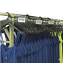Durable Plastic Warehouse Hangers with Divider Cards for Stock Organization